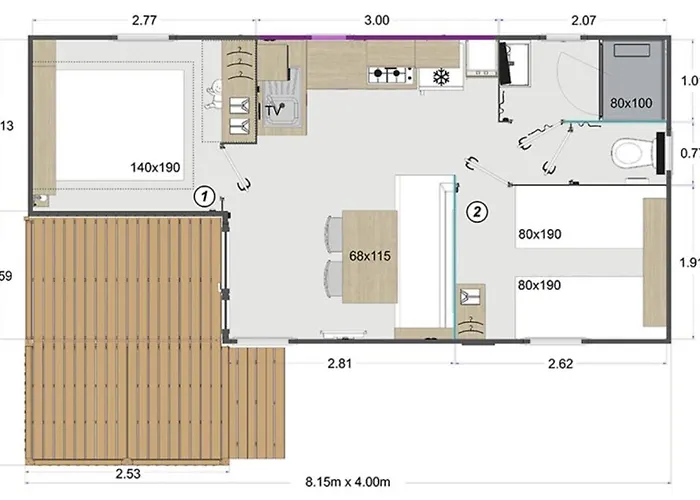 אתר קמפינג Porte Des Vosges